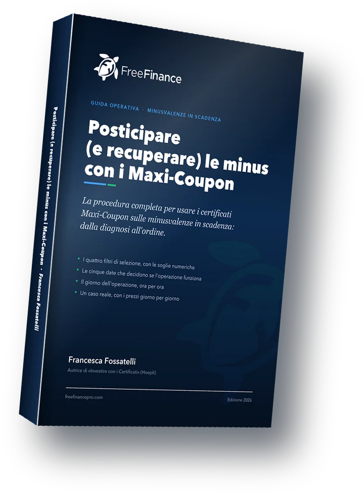 Copertina del libro Posticipare (e recuperare) le minus con i Maxi-Coupon